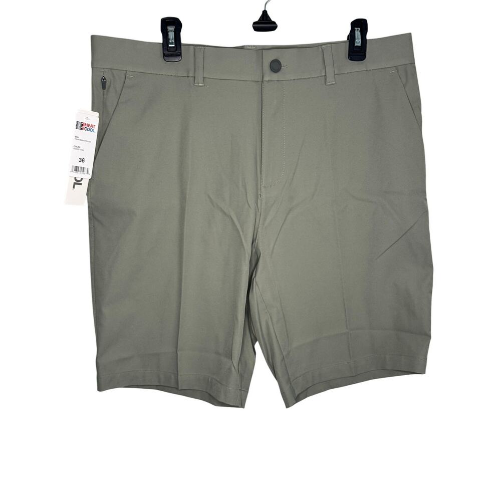 32 Degrees Men’s 36 Commission Shorts Classic Fit 9" Warpstreme Forest Fog NWT